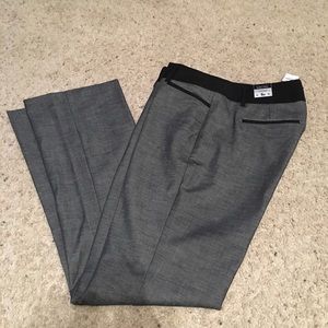 Express dress pants, size 6, gray with black trim